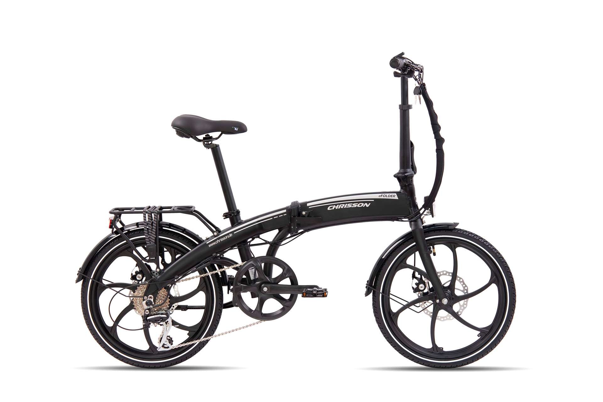 Електрически сгъваем велосипед Chrisson e-Folder 20'' 360Wh черен