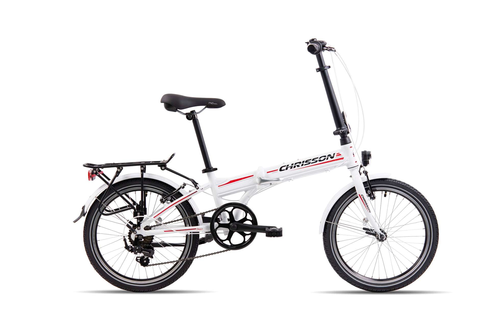 Сгъваем велосипед Chrisson Foldrider 1.0 20'', бял