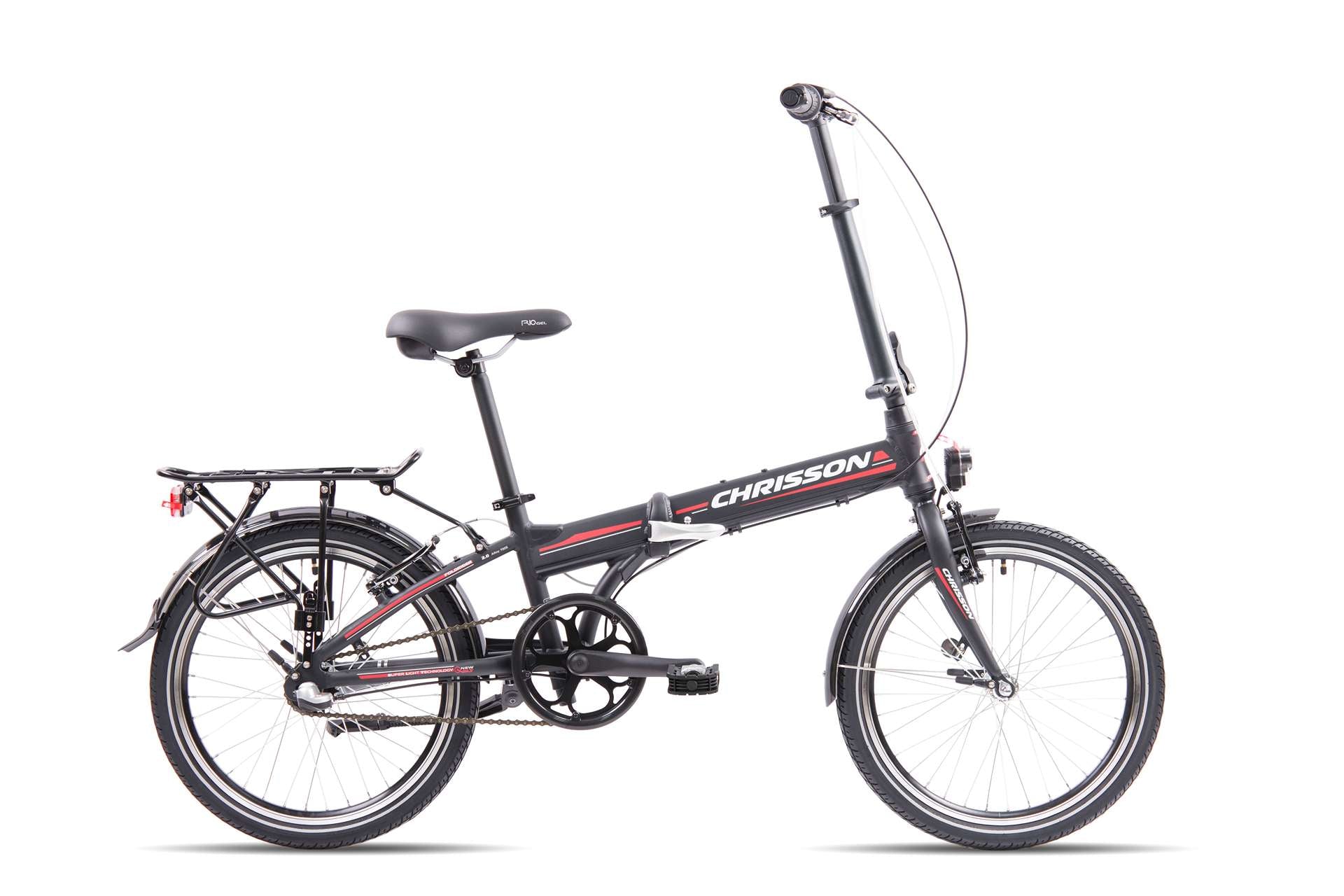 Сгъваем велосипед Chrisson Foldrider 2.0 20'', черен