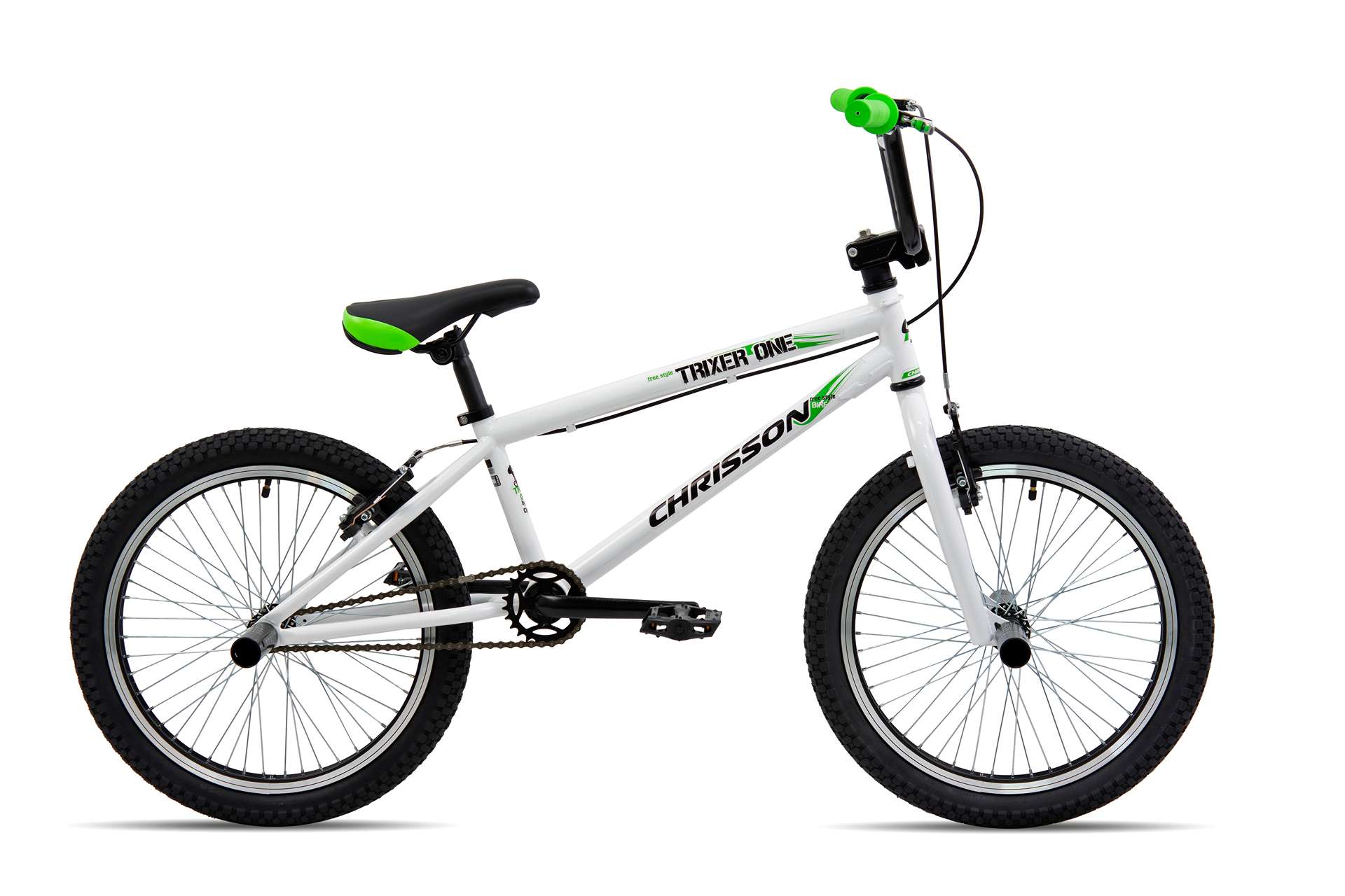 Детски велосипед Chrisson BMX Trixer One 20'', бял