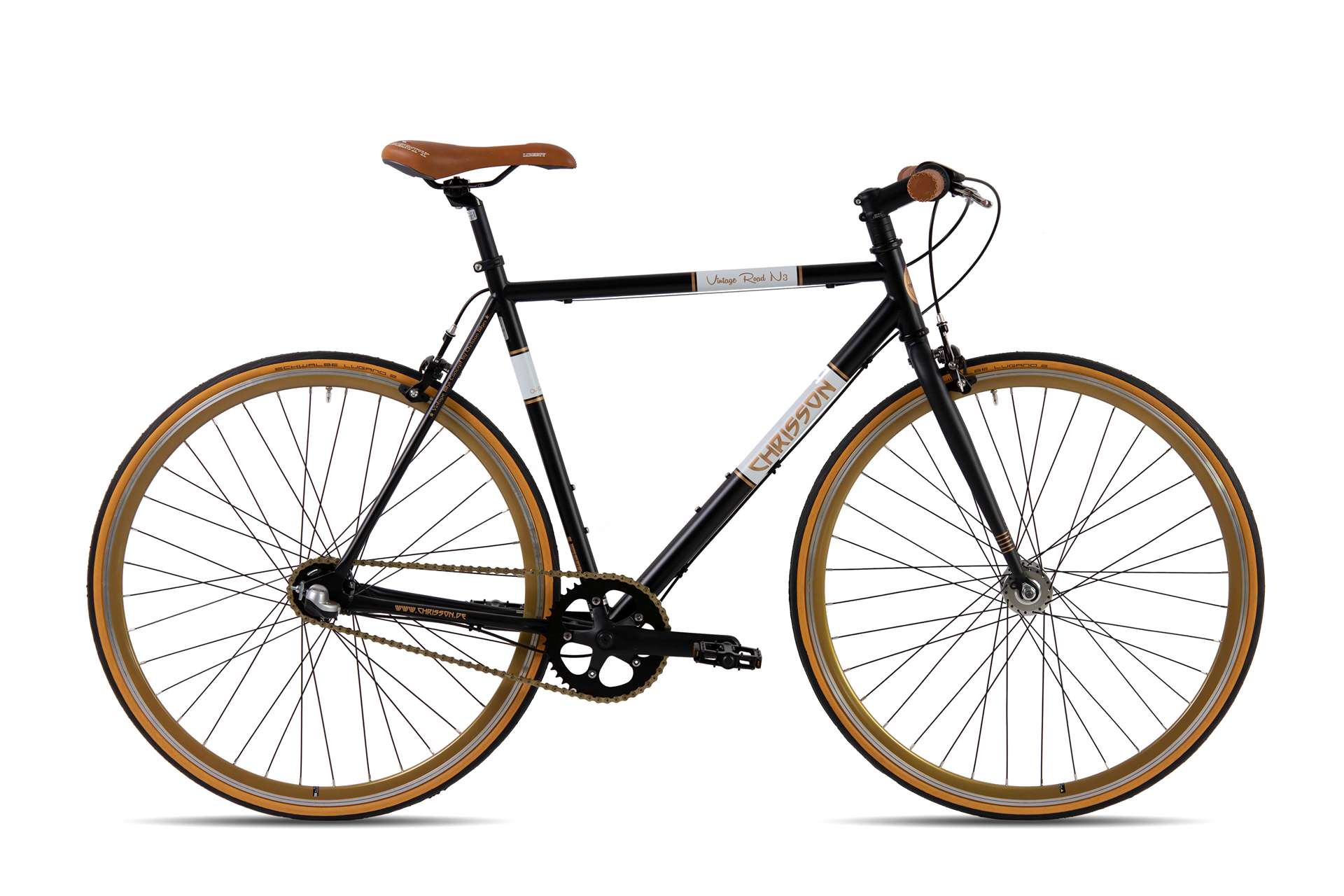 Мъжки градски велосипед Chrisson Vintage Road Nexus 3, 28'', черен