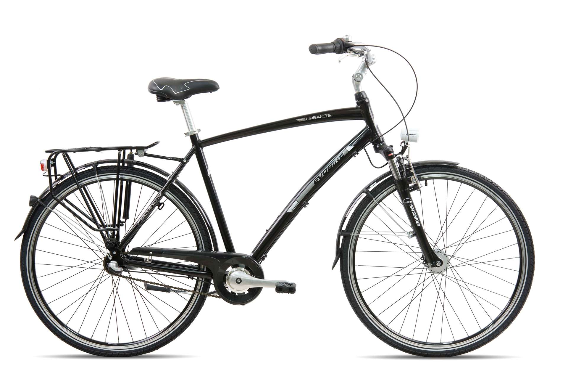 Мъжки градски велосипед Evobike Urbano Nexus 28'', черен